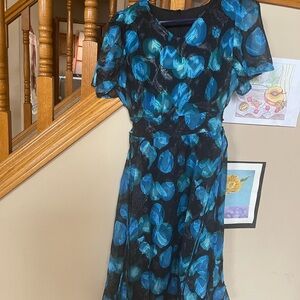 Miu Miu women Dress in Blue and Black